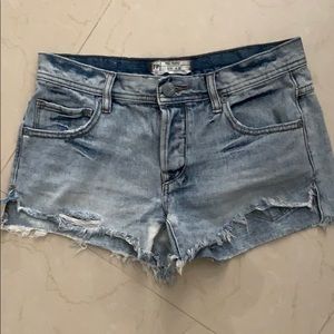 Distressed Jean Shorts
